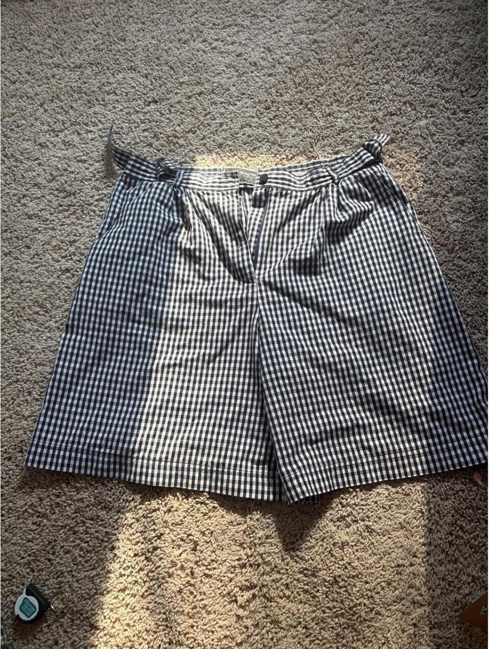 Chaus Women's Blue Plaid Shorts